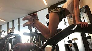 wanna get sweaty and sexy right here in gym?