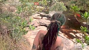 Forbidden Dreadhot Public Pounding in Chapada Diamantina Lapa!