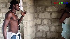 Wife Caught Bent Over Getting Pounded by Big Black Cock in Outdoor Creampie Frenzy!