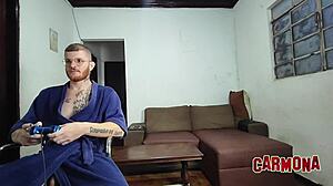 stepmom's dripping pussy thrills more than video games ever