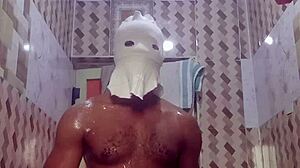 Intense Erotic Homemade Bath Masturbation with Huge Naked Curves