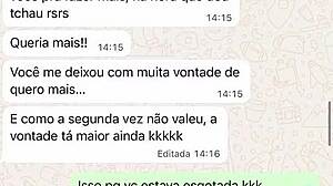 ei novata, olha o que o comedor fez comigo depois que você saiu... corno feliz?