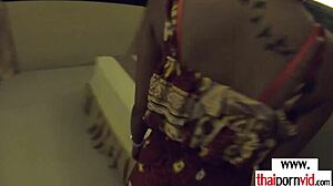 Skinny Asian Teen Cherry Stretches On Thick White Cock