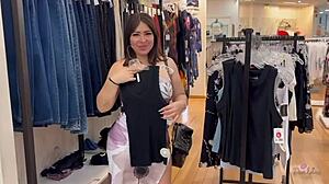 Curvy milf big ass bounces cock outdoor creampie cumshot