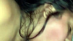 Tinder girl takes deepthroat face fuck creampie from dominant pov cock slave