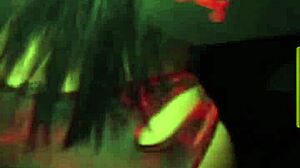 whoa this huge ass brunette bombshell dances insanely sexy at the club