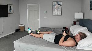 i shake so much from this perfect cock as petite blonde becky summer backstage