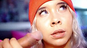 this colombian bbw cutie just can't start her day without cock sucking