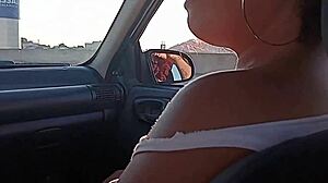 what hidden beach flashes does grazy sapeca unleash behind cameras in public cuckold show?