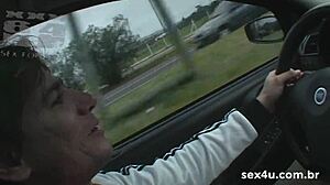 Luana Gaucha accepts cash to strip nude outdoors