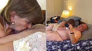 Granny Carmen Angel Deepthroats Cock in Homemade POV Close-Up