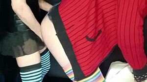 Curvy Latina Fucks Boyfriend's Ass with Strapon Dildo Till Cum