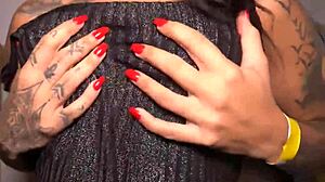 Half-Asian Teen Everylin Flaunts Tattoos During Intense Pounding