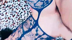 amateur milf lifts chest spreads legs in lingerie pov