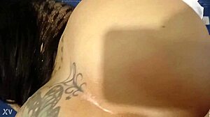 waking up to hot blonde milf bent over for bareback doggystyle ass gaping