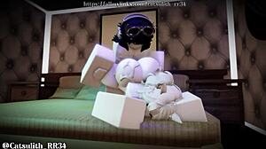 Rough Valentine's Bent Over Doggystyle Big Tits Sex