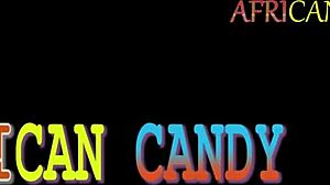 African Candy Soapy Bathroom Dildo Masturbation and Hardcore Pounding!