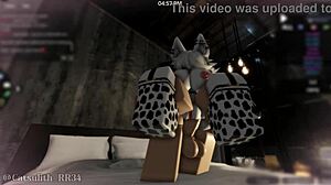 Pounding Cute Follower's Ass in Cow Costume Hits Deep~