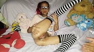 Fisting Brazilian Milf's Tight Pussy Deep Inside