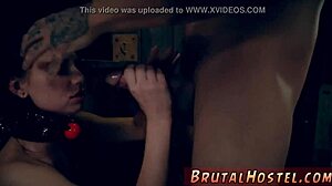 first-time bondage fingering: aidra fox dominated hard by mates?