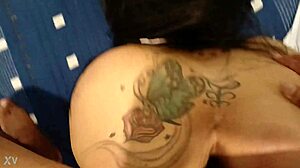 waking up to hot blonde milf bent over for bareback doggystyle ass gaping