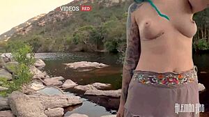 Forbidden Dreadhot Public Pounding in Chapada Diamantina Lapa!