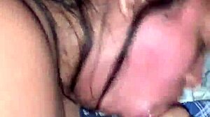 Tinder girl takes deepthroat face fuck creampie from dominant pov cock slave