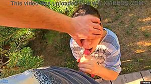 rubbing her panties got my horny stepsis craving that cumshot explosion