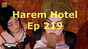 what hidden desires stir in harem hotel 219?