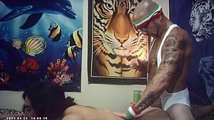 Skinny Glasses Model Feels Italian Pound Machine in Backstage First Time Fuck