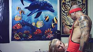 hey check behind the scenes wrestling man vs woman full nelson challenge... plus fun action