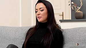 Zuzu Sweet's Candid Czech Outdoor Public Casting Interview