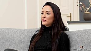 Zuzu Sweet's Candid Czech Outdoor Public Casting Interview