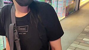 don't peek at this petite teen's first deepthroat cum in mouth rimjob or you'll be hooked!