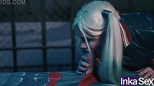 superman rams harley's bat up her tight ass