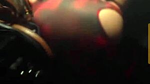 whoa this huge ass brunette bombshell dances insanely sexy at the club