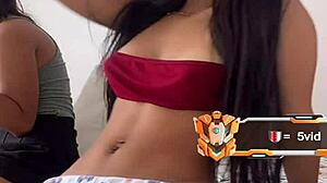 morenita colombiana teen flaunts her petite tits all natural and perky