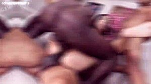 emily white takes two huge black cocks deep in bbc anal pounding balls deep