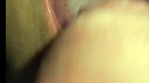 Colombian Sabrinafoxy Starts Week Sucking Boyfriend's Dick and Swallowing Hot Cum