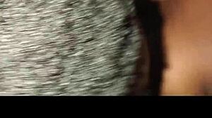 Whoa this pretty ebony babe gets her tits sucked while fingered hard 😍🔥