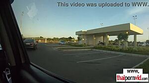 Skinny Asian Teen Cherry Stretches On Thick White Cock