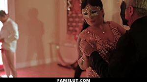 stepbros drill stepsisters hard while stepmoms swap husbands in wild family cumfest