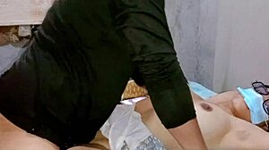 I hired this hot babysitter and her first task is cum splashing her juicy pussy close-up