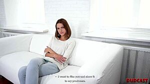 Agent pounds flexible skinny russian teen shaved pussy doggystyle cowgirl