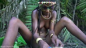 damn that african tribe girl's tiny waist and perky tits in the forest got me hooked bad