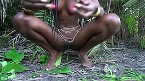 damn that african tribe girl's tiny waist and perky tits in the forest got me hooked bad