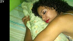 Jade's Juicy Shaved Pussy Teases Husband in Fishnets Lingerie Close-Up Part 05