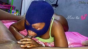 minitee4all worships big ebony ass with deep passionate throat skills