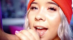 this colombian bbw cutie just can't start her day without cock sucking