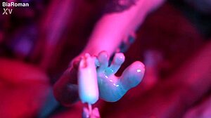 innocent cutie piie drizzles melting popsicle over her soft bare feet and toes teasingly